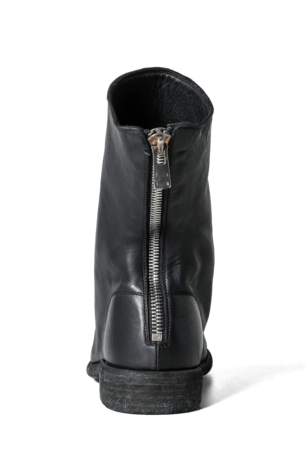 Back Zip Mid Boots - Horse Full Grain Leather - 988X