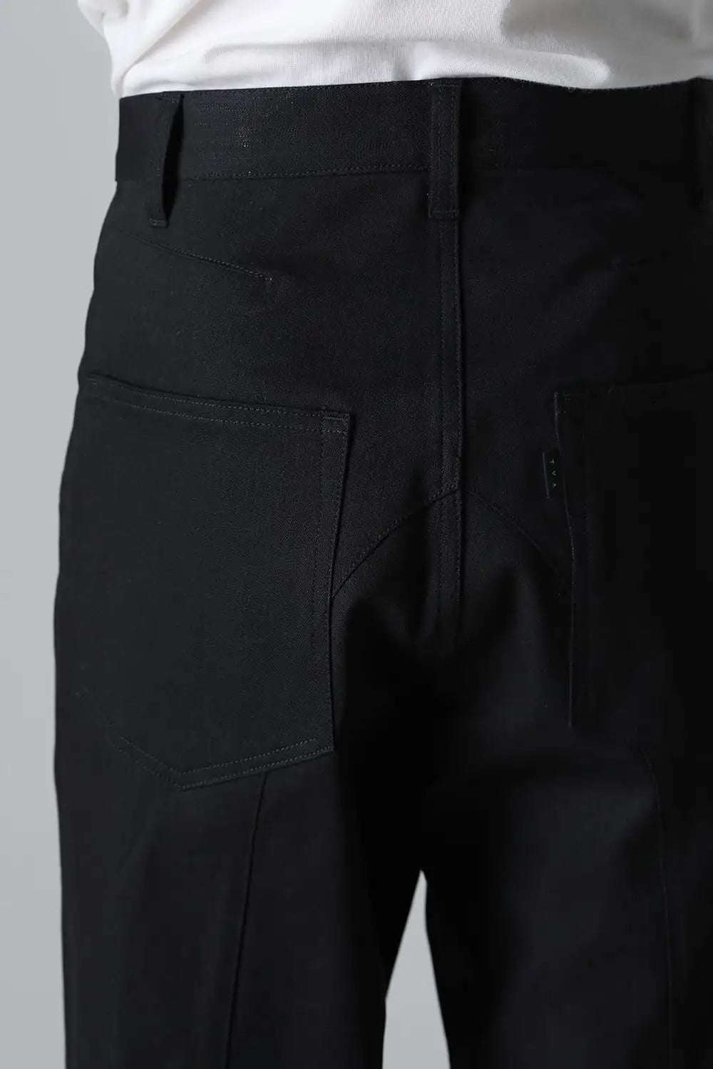 Denim Wide Pants  Black