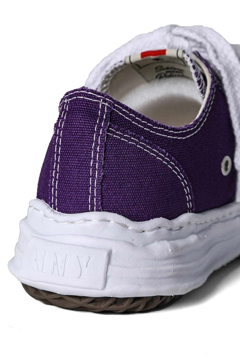 HANK Original sole Toe cap sneaker LOW canvas Purple