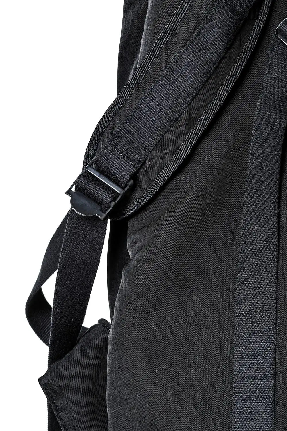 Nylon Twill Back Pack Black