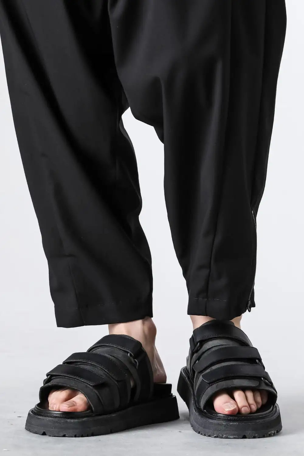 Sandals calf leather Black