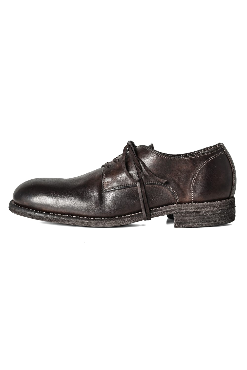 Classic Derby Shoes Laced Up Single Sole - Horse Full Grain - 992X CV60T