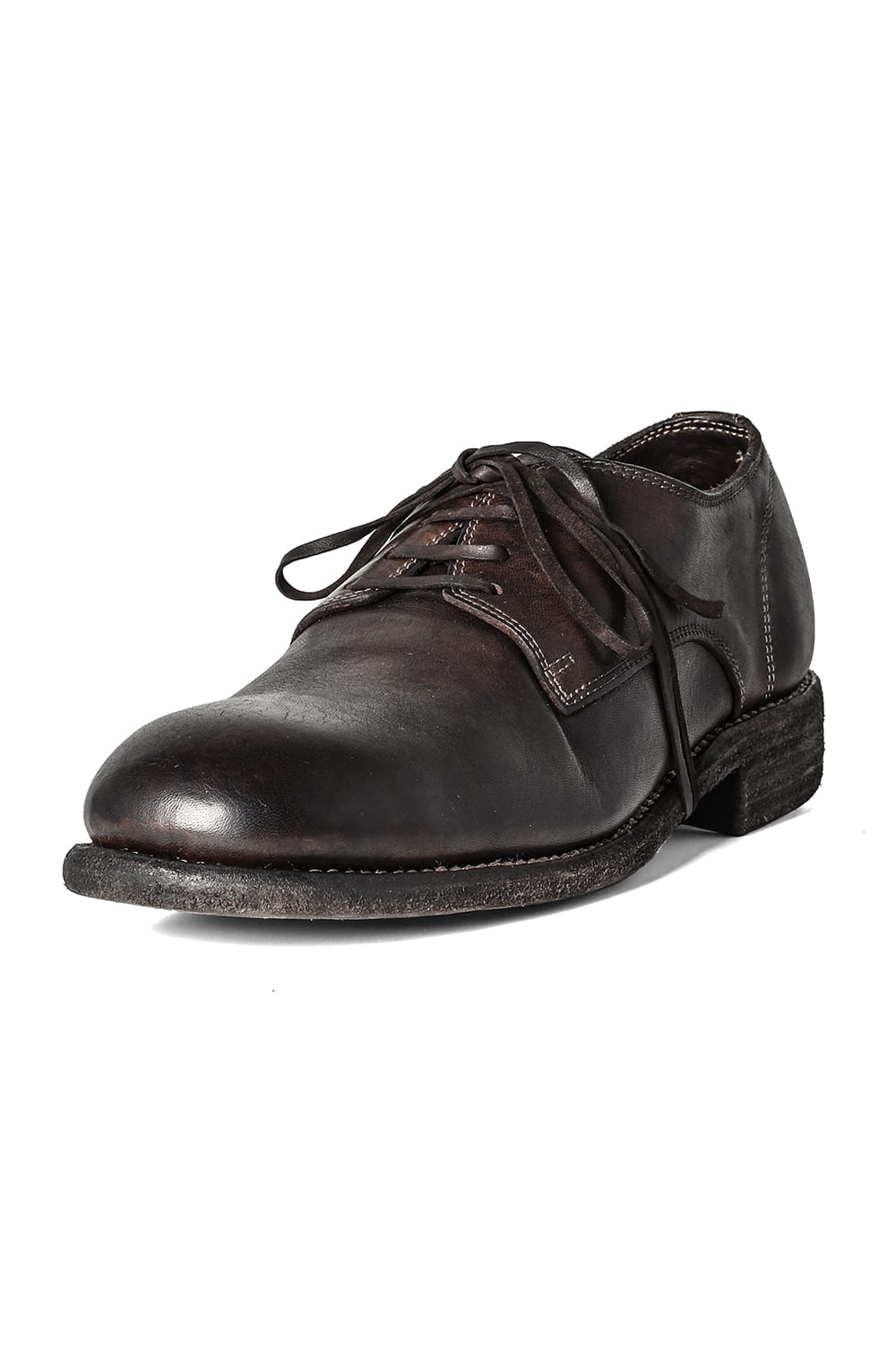 Classic Derby Shoes Laced Up Single Sole - Horse Full Grain - 992X CV60T