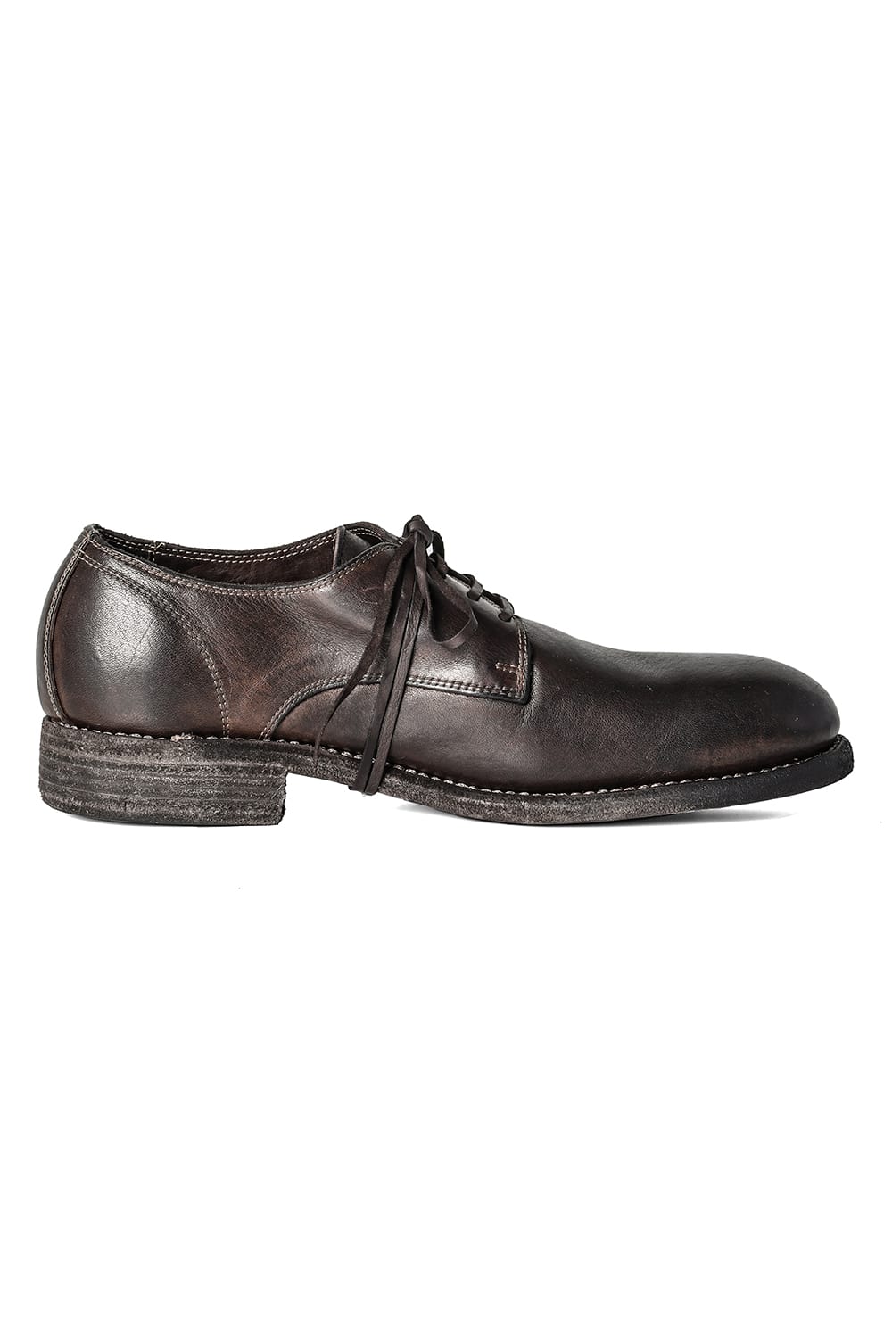 Classic Derby Shoes Laced Up Single Sole - Horse Full Grain - 992X CV60T