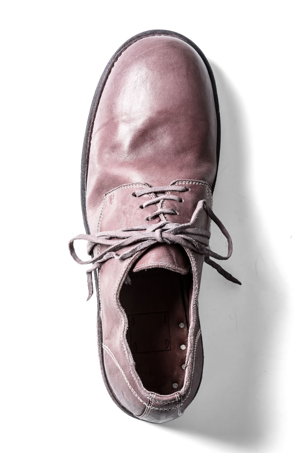 Classic Derby Shoes Laced Up Single Sole - Horse Full Grain - 992X