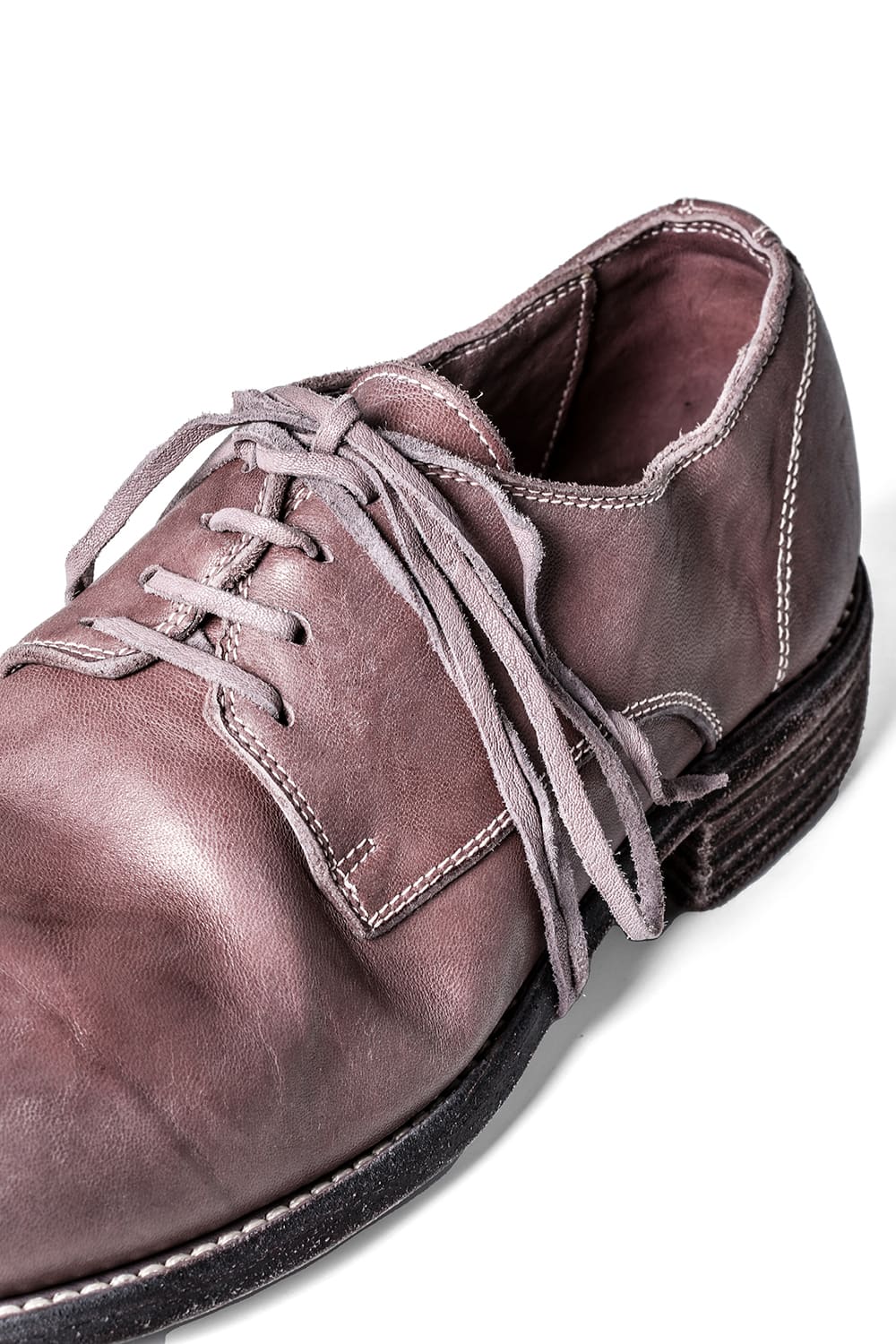 Classic Derby Shoes Laced Up Single Sole - Horse Full Grain - 992X