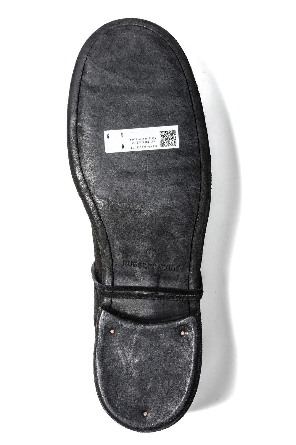 Classic Derby Shoes Laced Up Single Sole - Horse Reverse - 992X Black