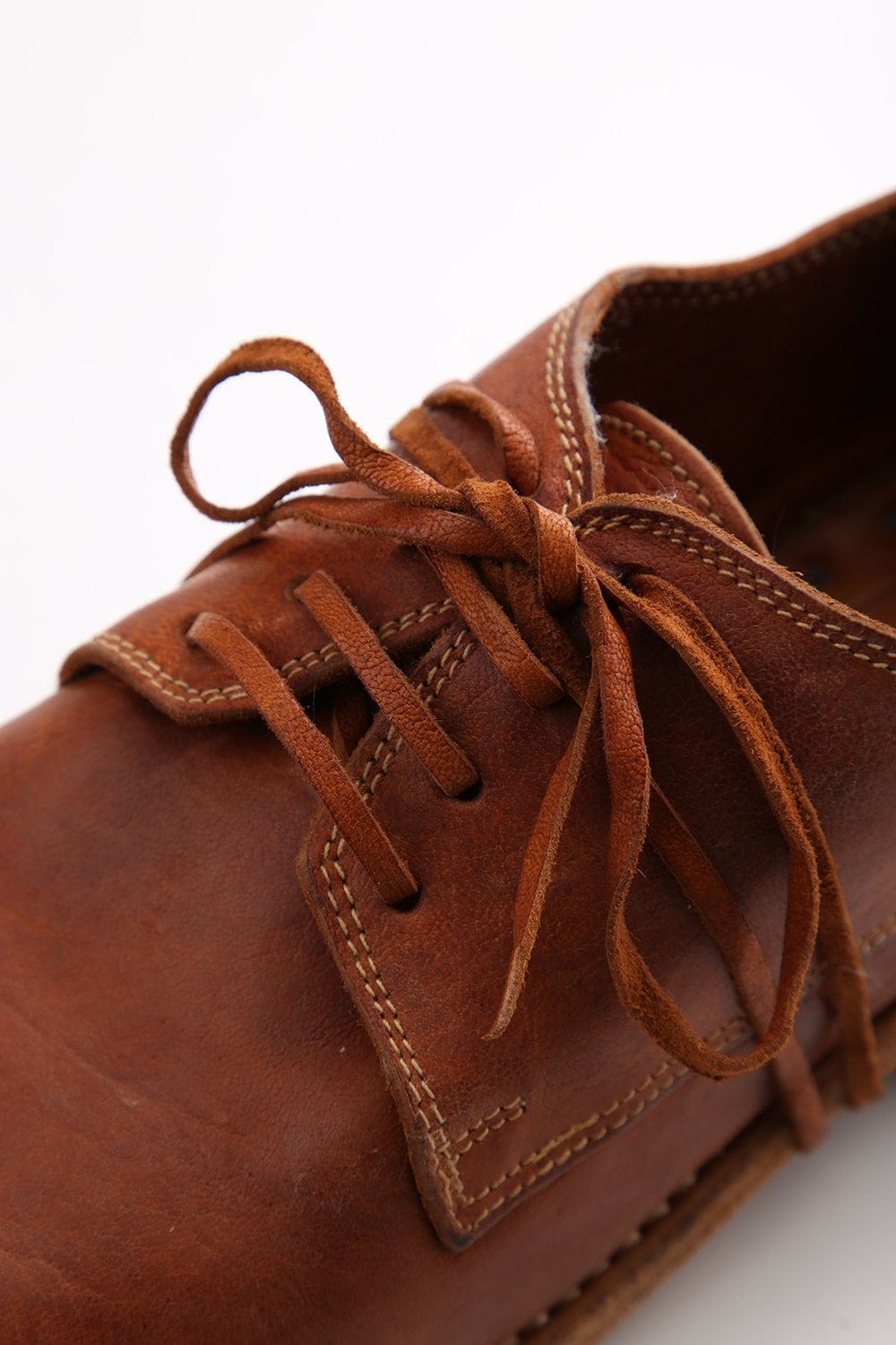 Classic Derby Shoes Laced Up Single Sole - Donkey Full Grain - 992X