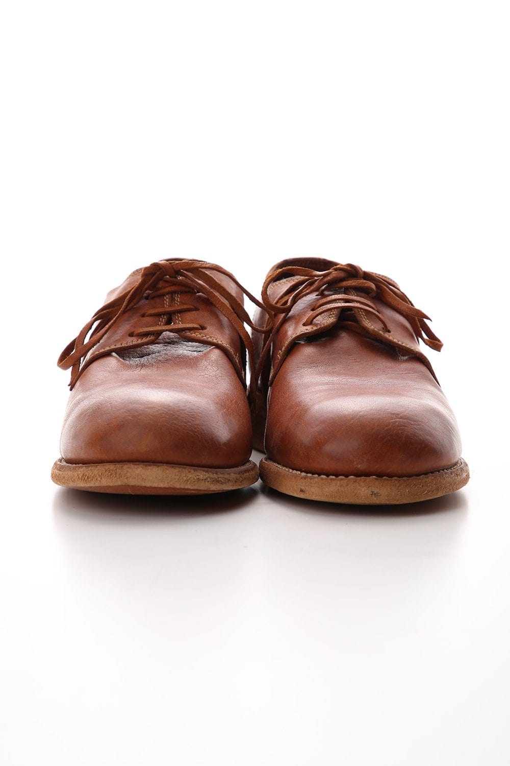 Classic Derby Shoes Laced Up Single Sole - Donkey Full Grain - 992X