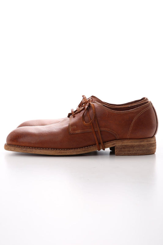 Classic Derby Shoes Laced Up Single Sole - Donkey Full Grain - 992X