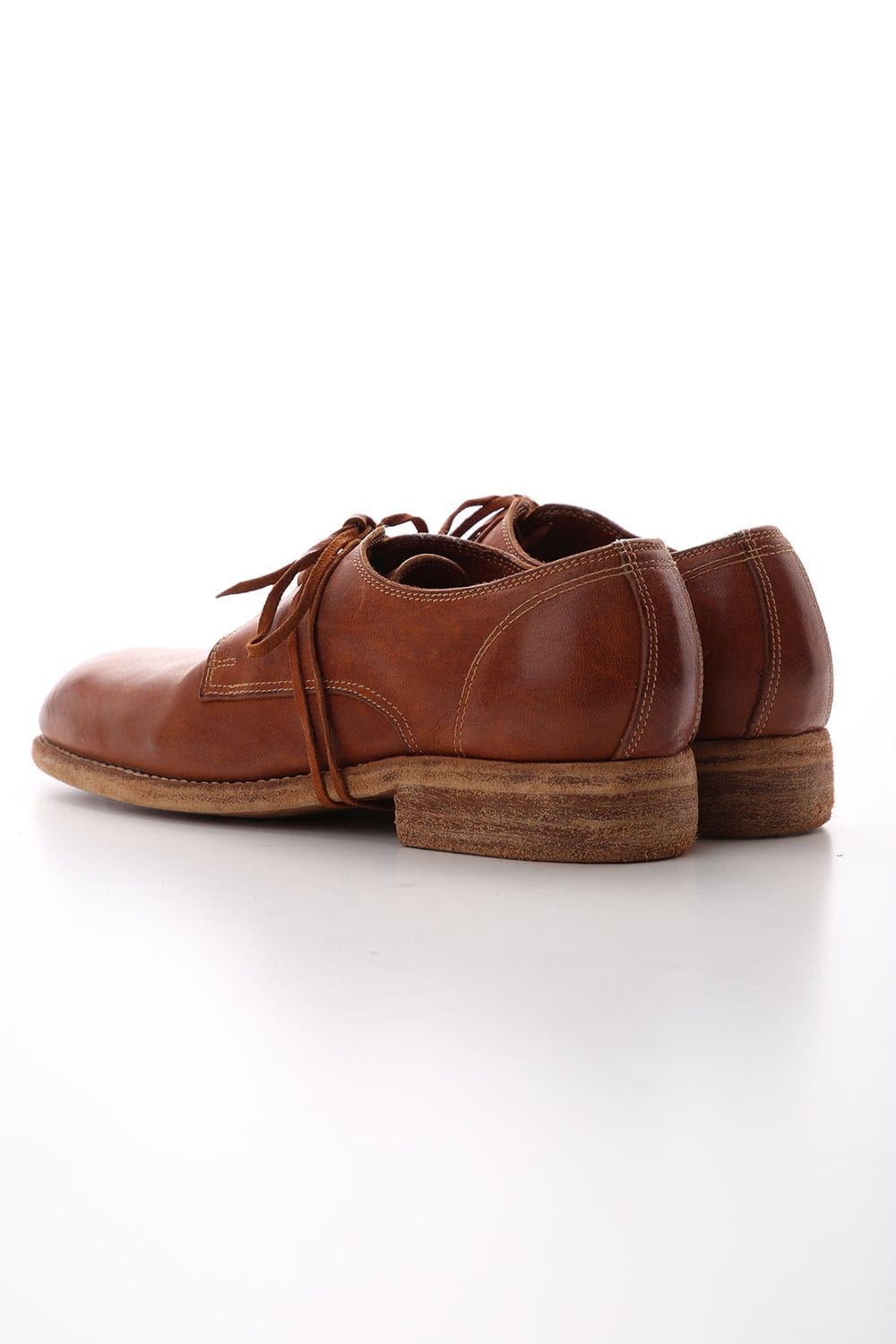 Classic Derby Shoes Laced Up Single Sole - Donkey Full Grain - 992X