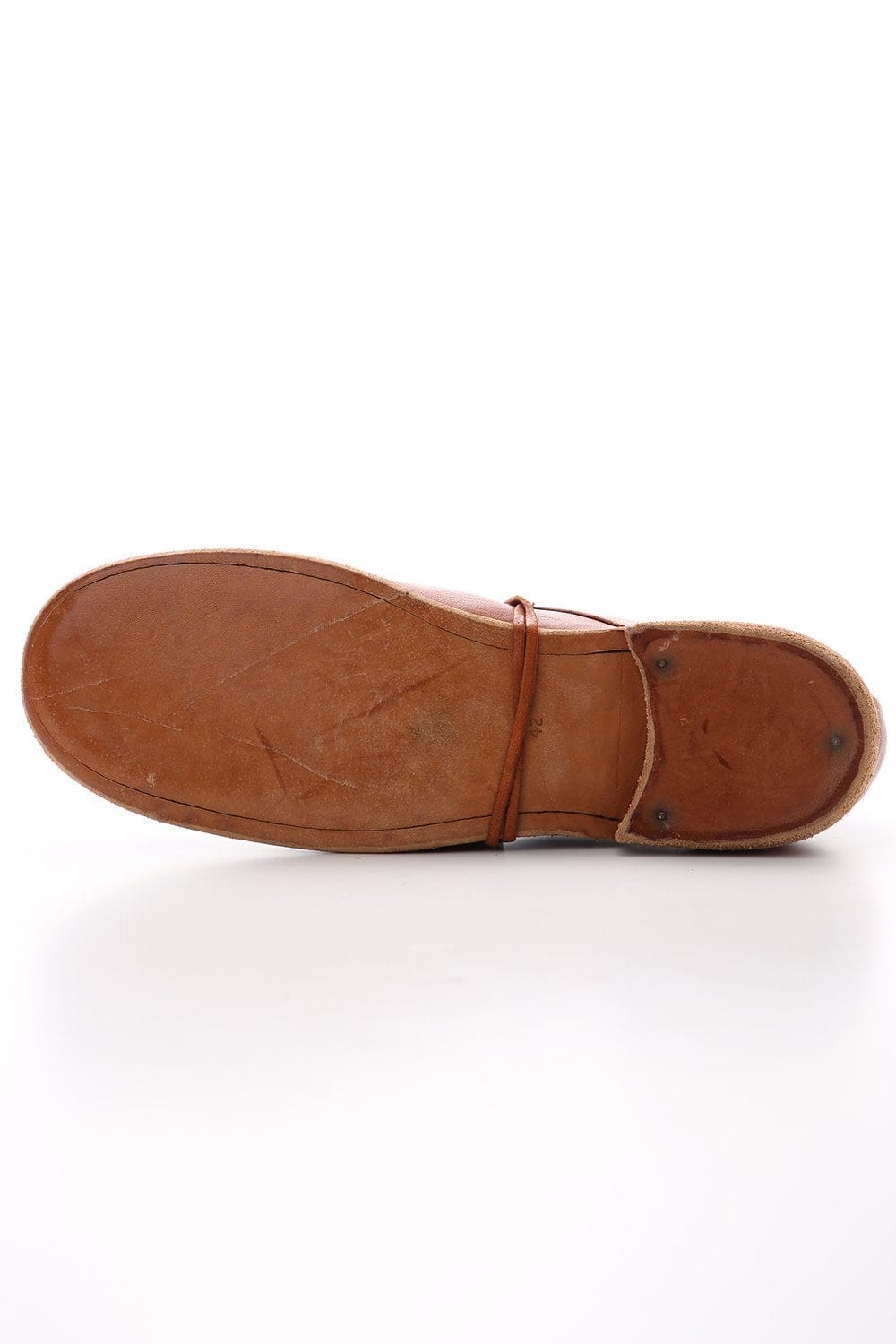 Classic Derby Shoes Laced Up Single Sole - Donkey Full Grain - 992X