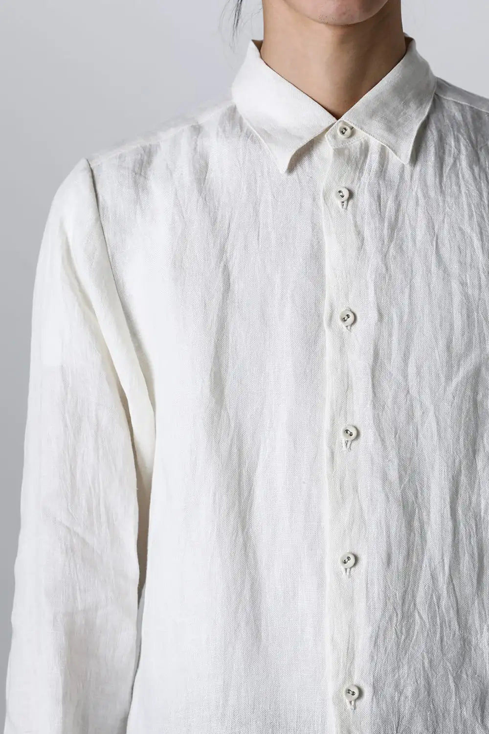 Yokeless Shirt Cadi linen