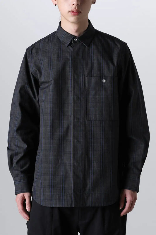 Shirt Blouson Techno Tartan Check
