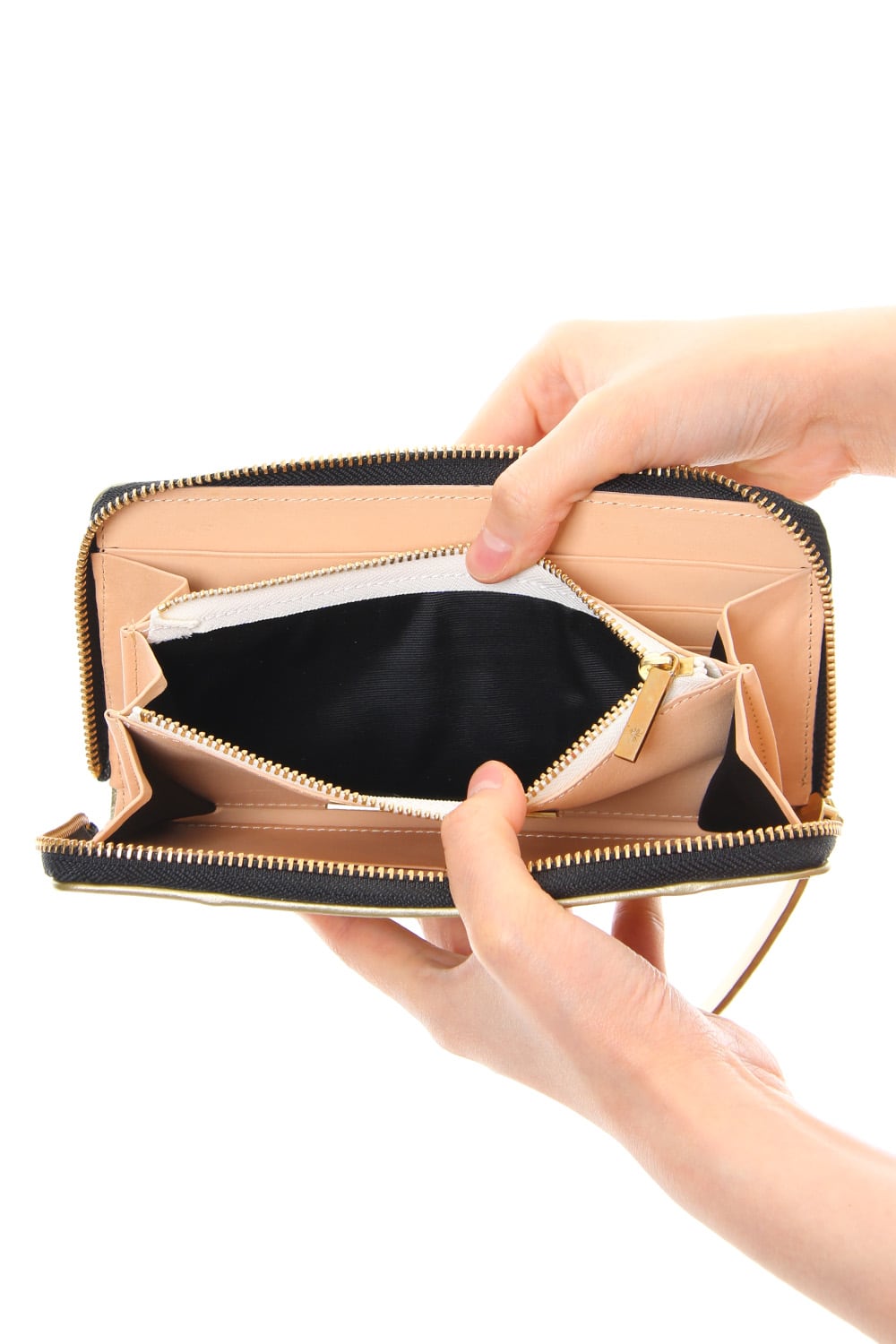 STAR Invisible Long Wallet Gold