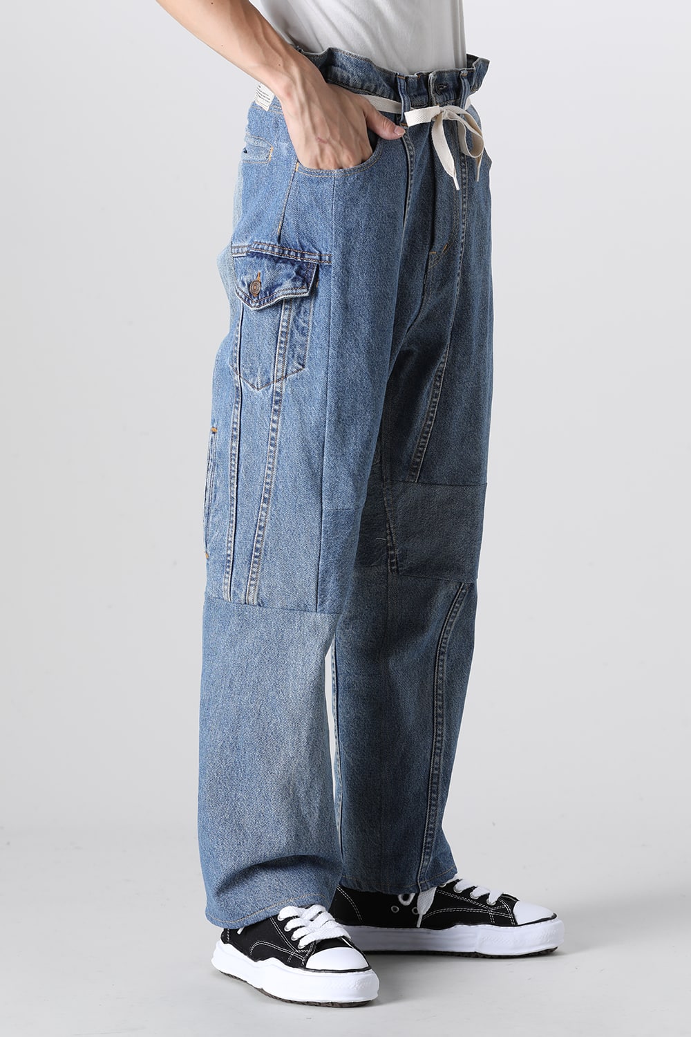 Denim Cargo Pants - L1