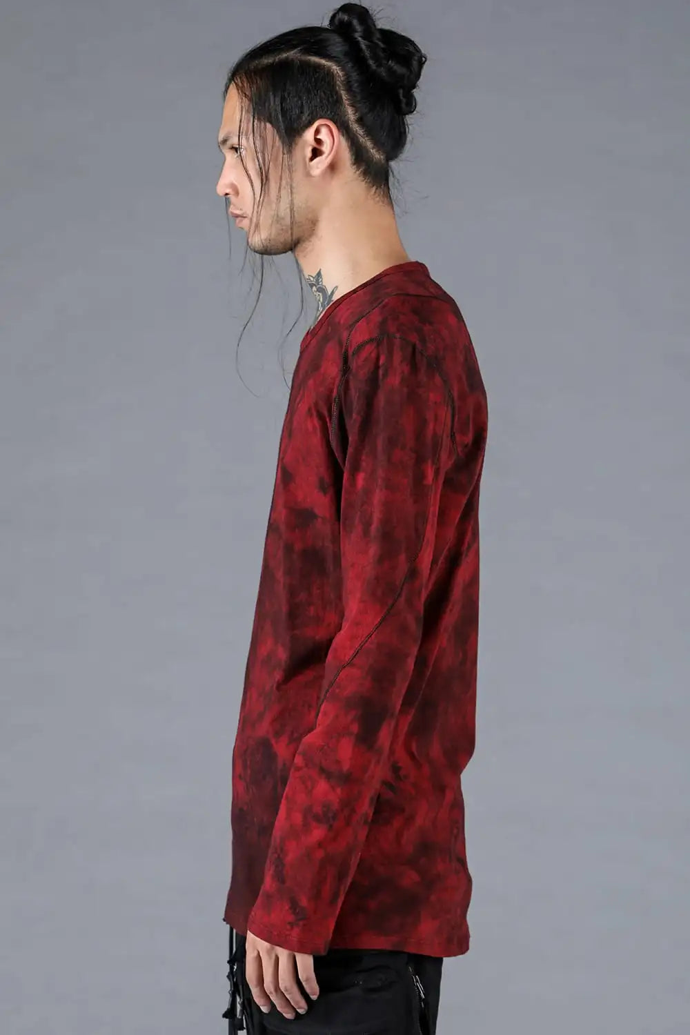 30/- Soft Cotton Jersey Long Sleeve T-Shirt Red