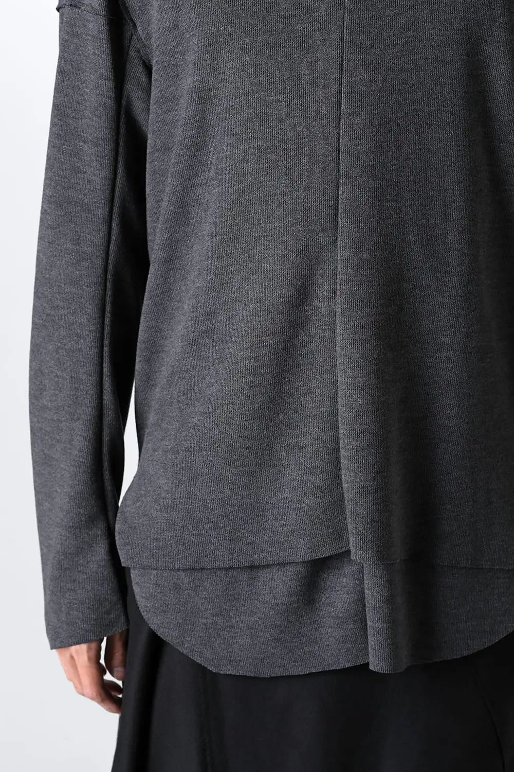 Separated Knit (Vest & 2 Shoulder L/S) D.Gray