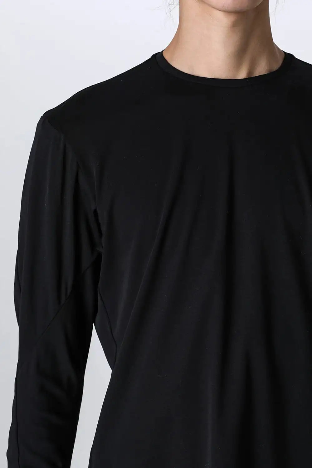 ロングスリーブハイゲージジャージー Black