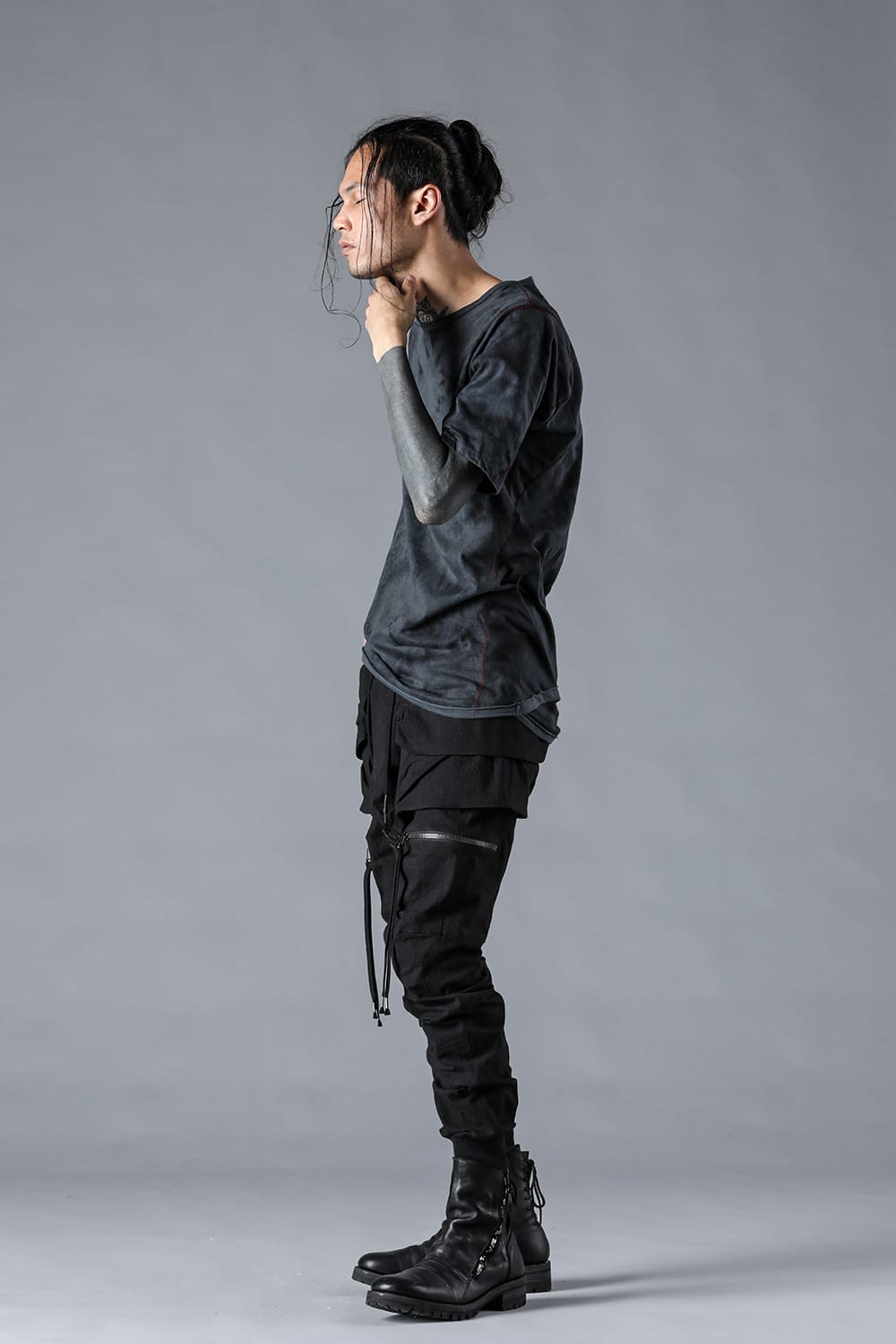 Mud-dyed 30/- Soft Cotton Jersey T-Shirt