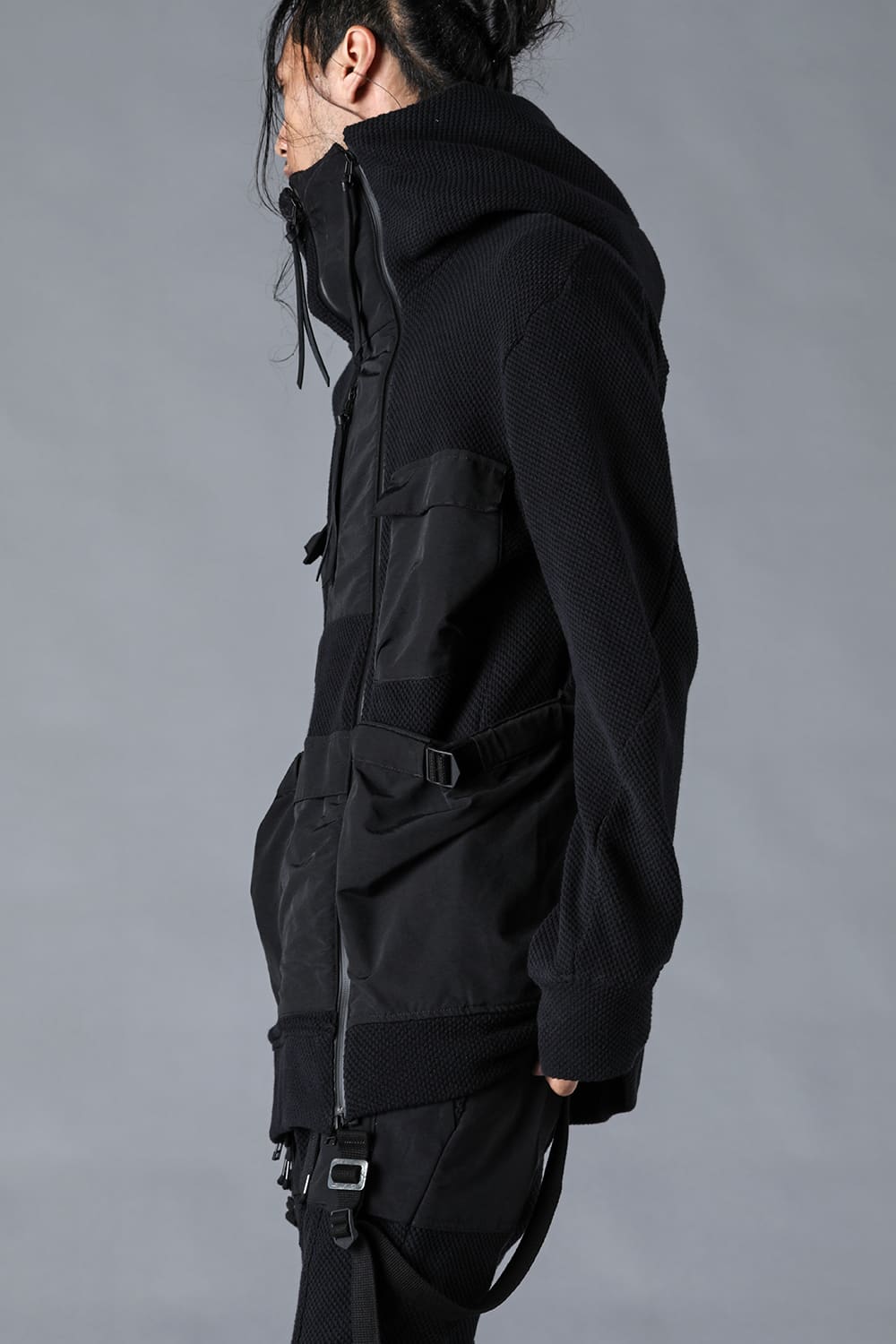Honeycomb Cotton Tactical Hooded Jacket