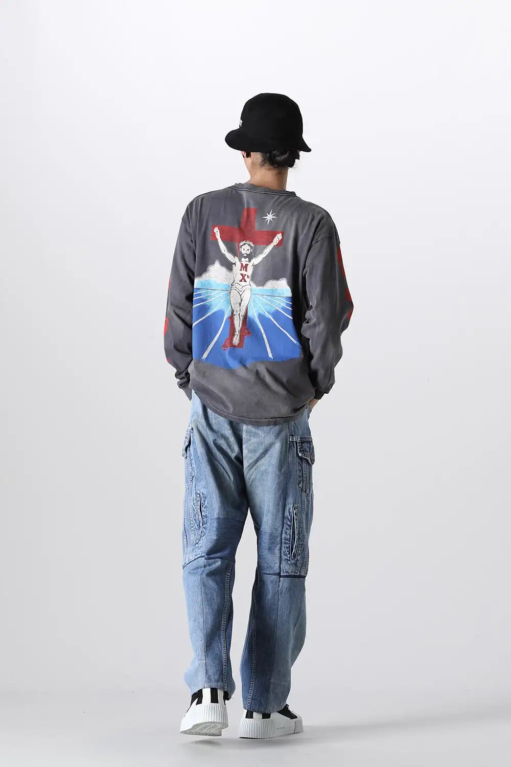 FOOT PRINT Long sleeve T-shirt