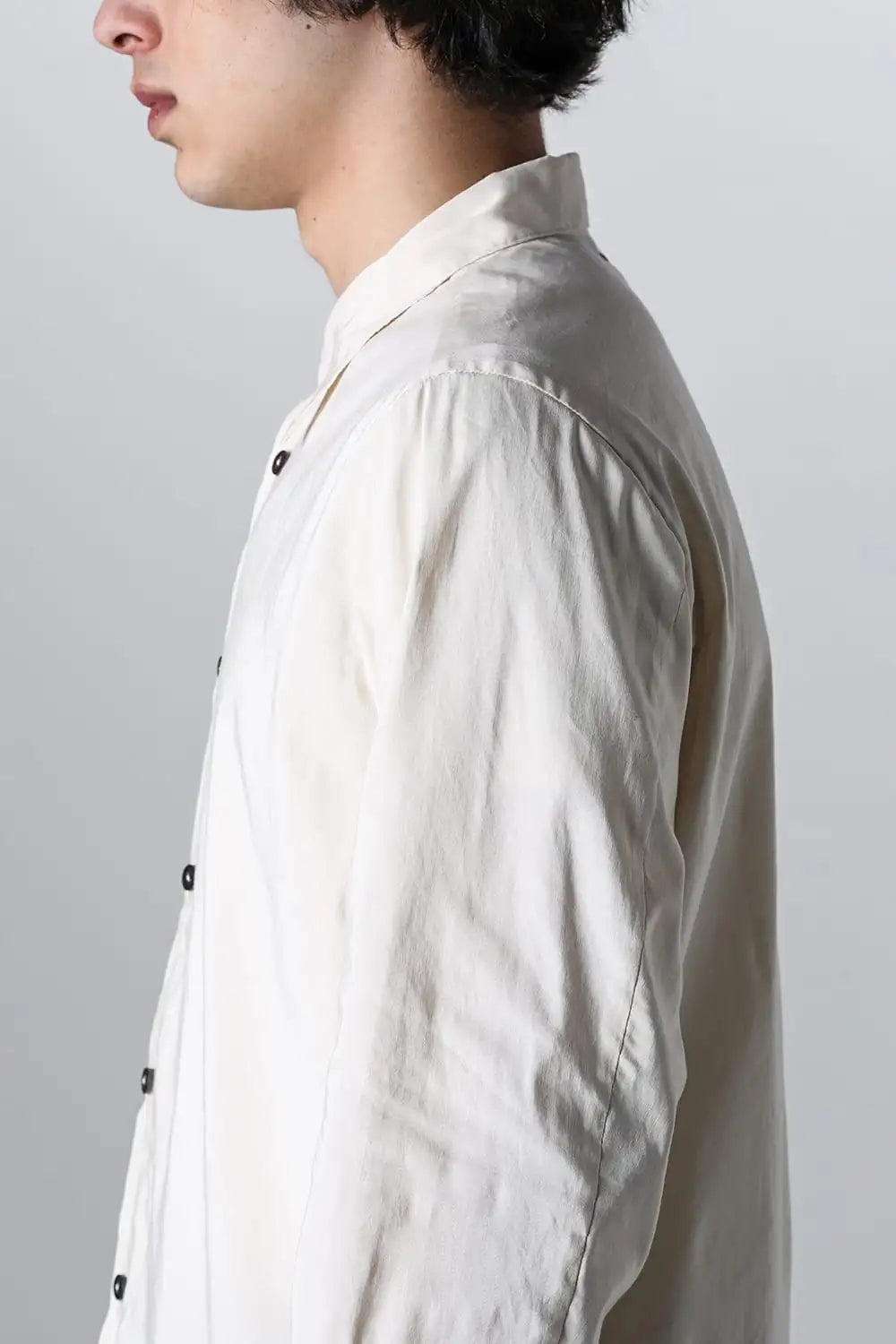 24SS-S1-SC : Yokeless Shirt Silk Cotton