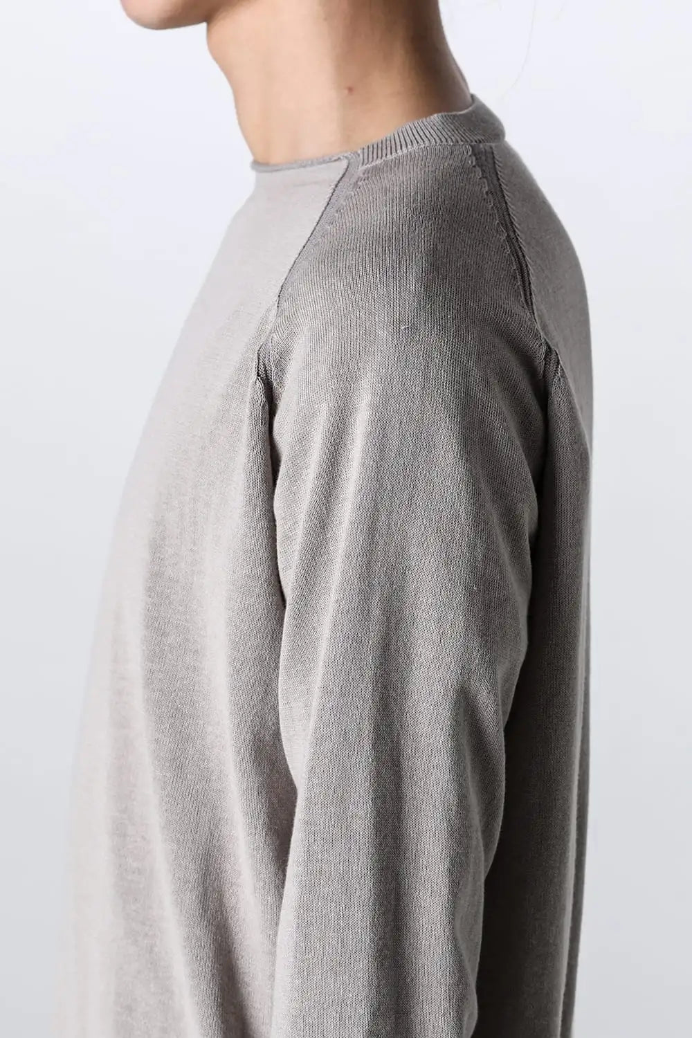 ロングスリーブハイツイストコットン Light Gray