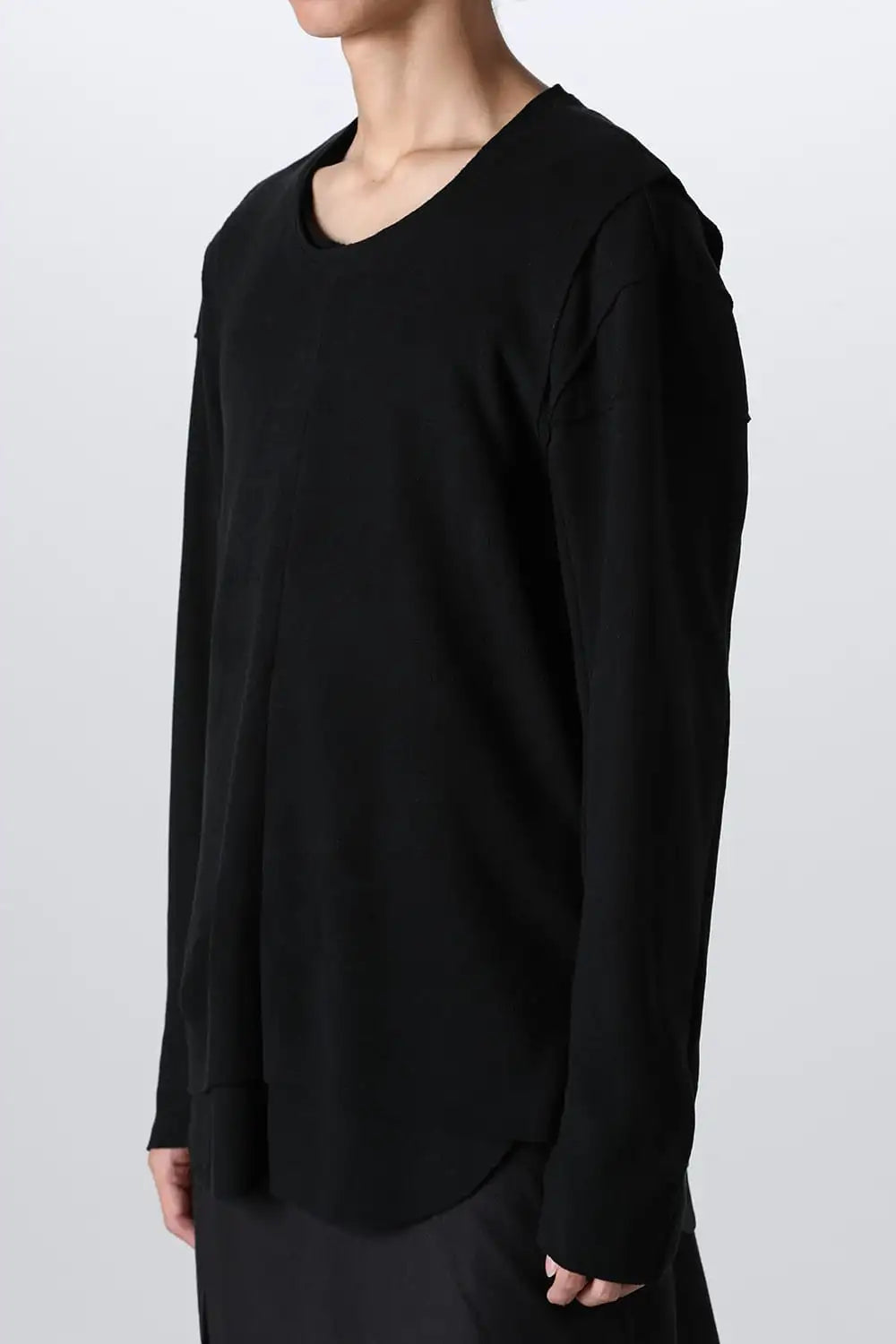 Separated Knit (Vest & 2 Shoulder L/S) Black