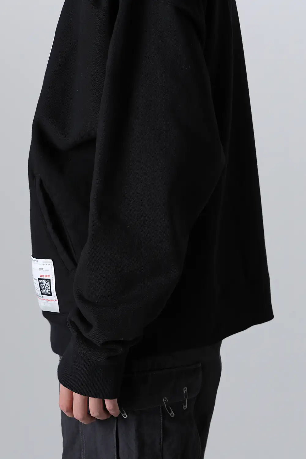 NASA Printed Hoodie Black