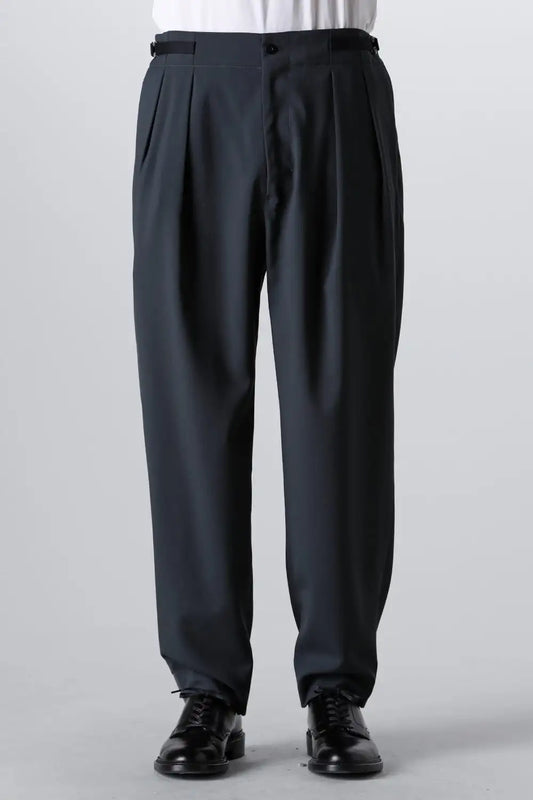 Two Tucks Tapered Trousers