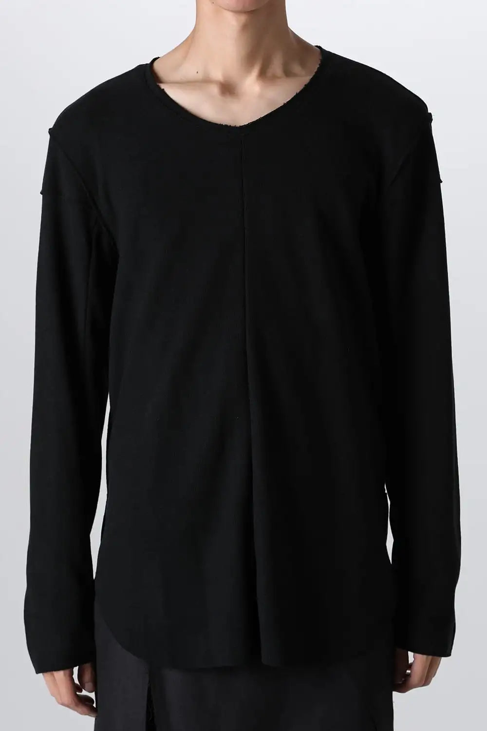 Separated Knit (Vest & 2 Shoulder L/S) Black