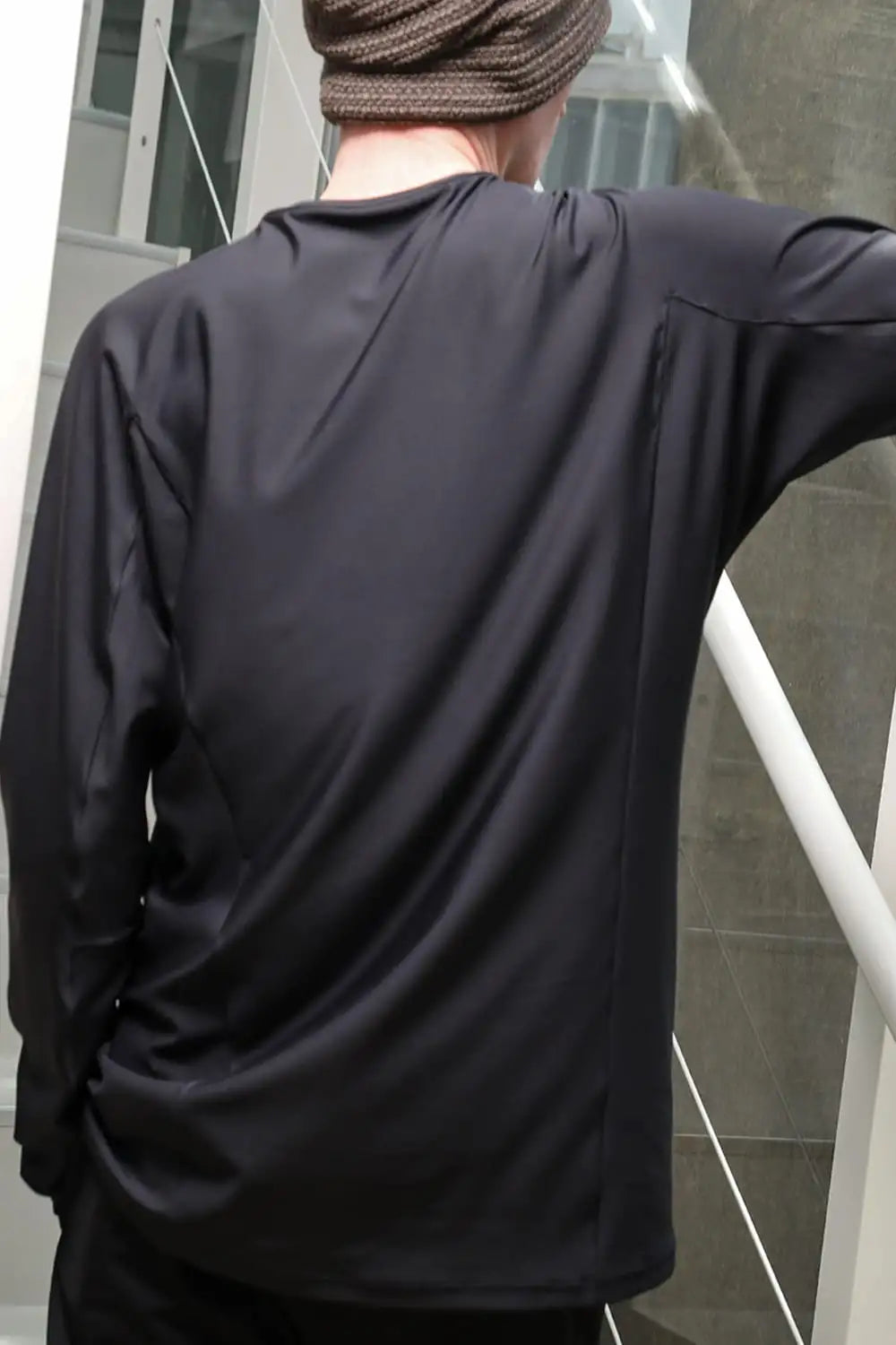 ロングスリーブ ハイブリット ヤーン ジャージー