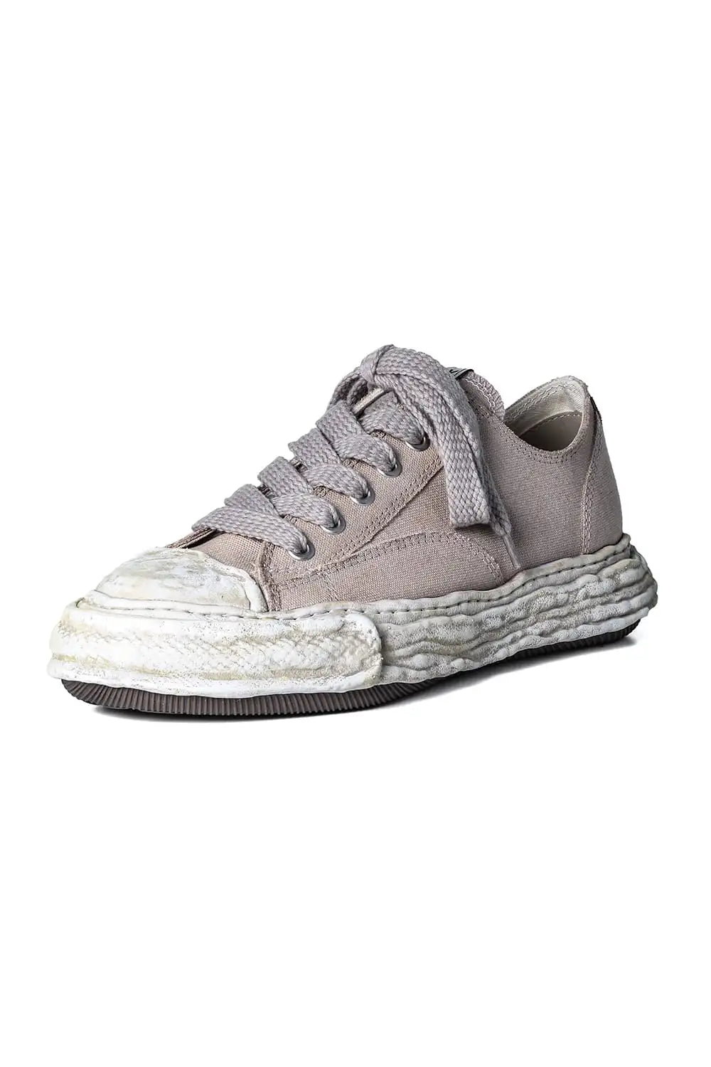 PETERSON 23 canvas garment dye Low-Top sneakers Brown