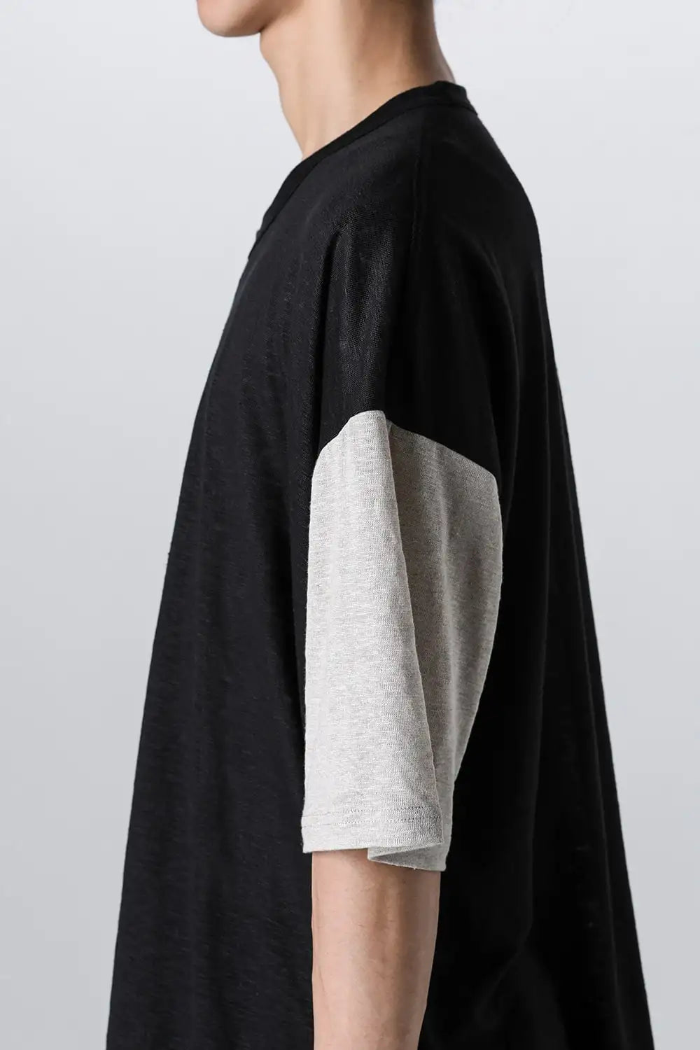 Layered Short Sleeve Reversible T-shirt