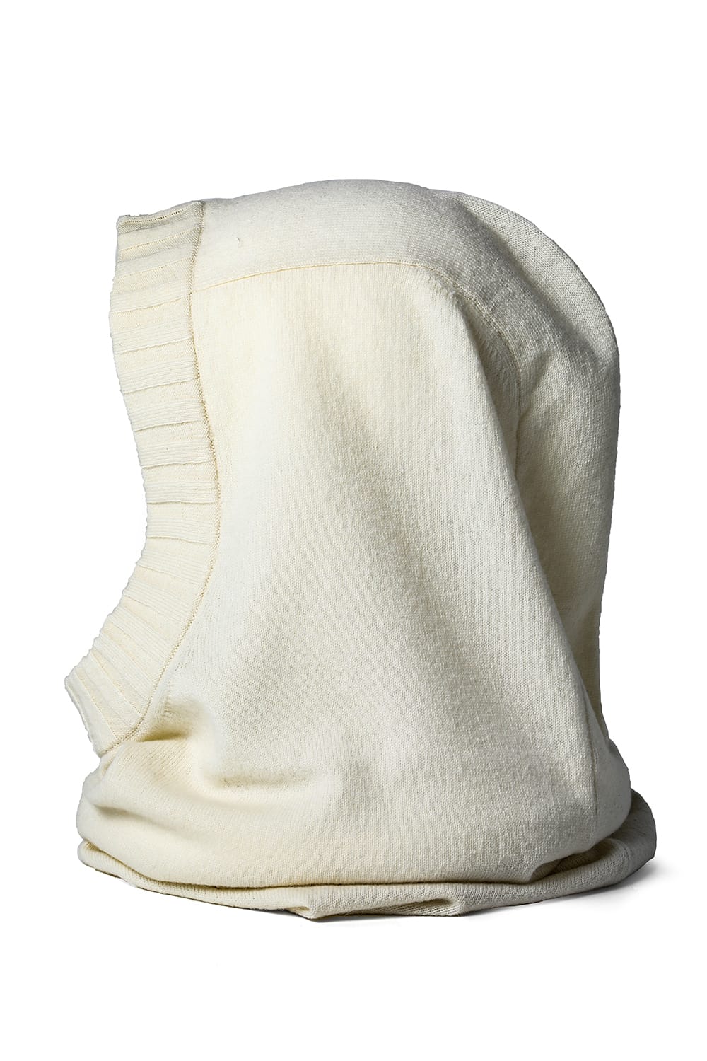 lambs wool huge balaclava White