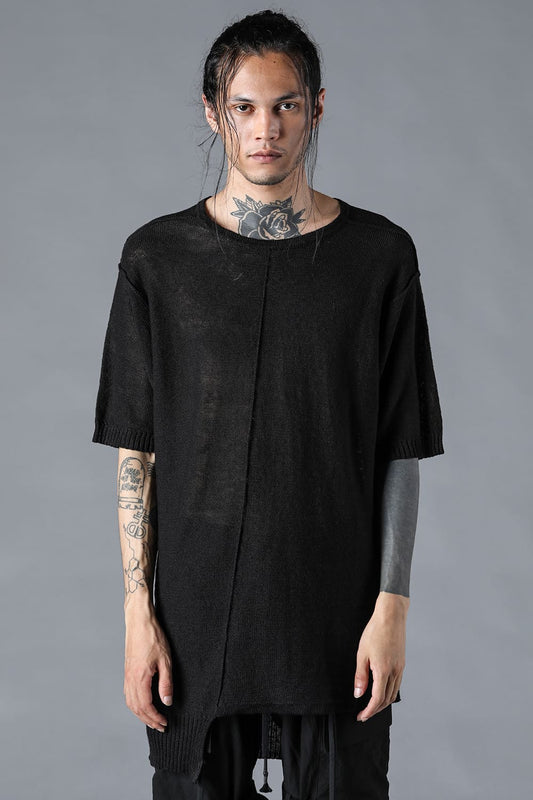 リネンニットTシャツ