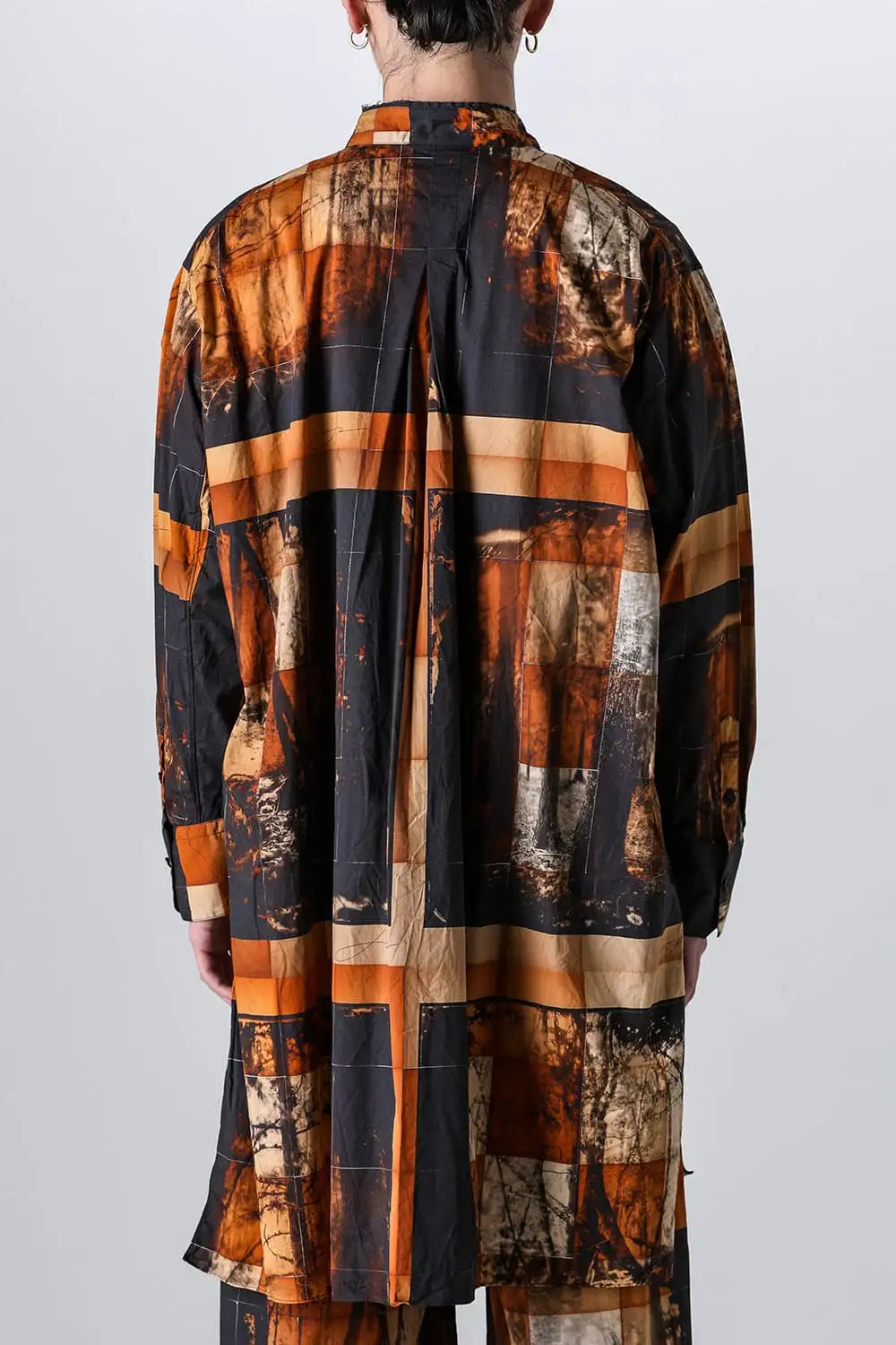 Yasu Forest Print Extra Long and wide Shirts/Coat