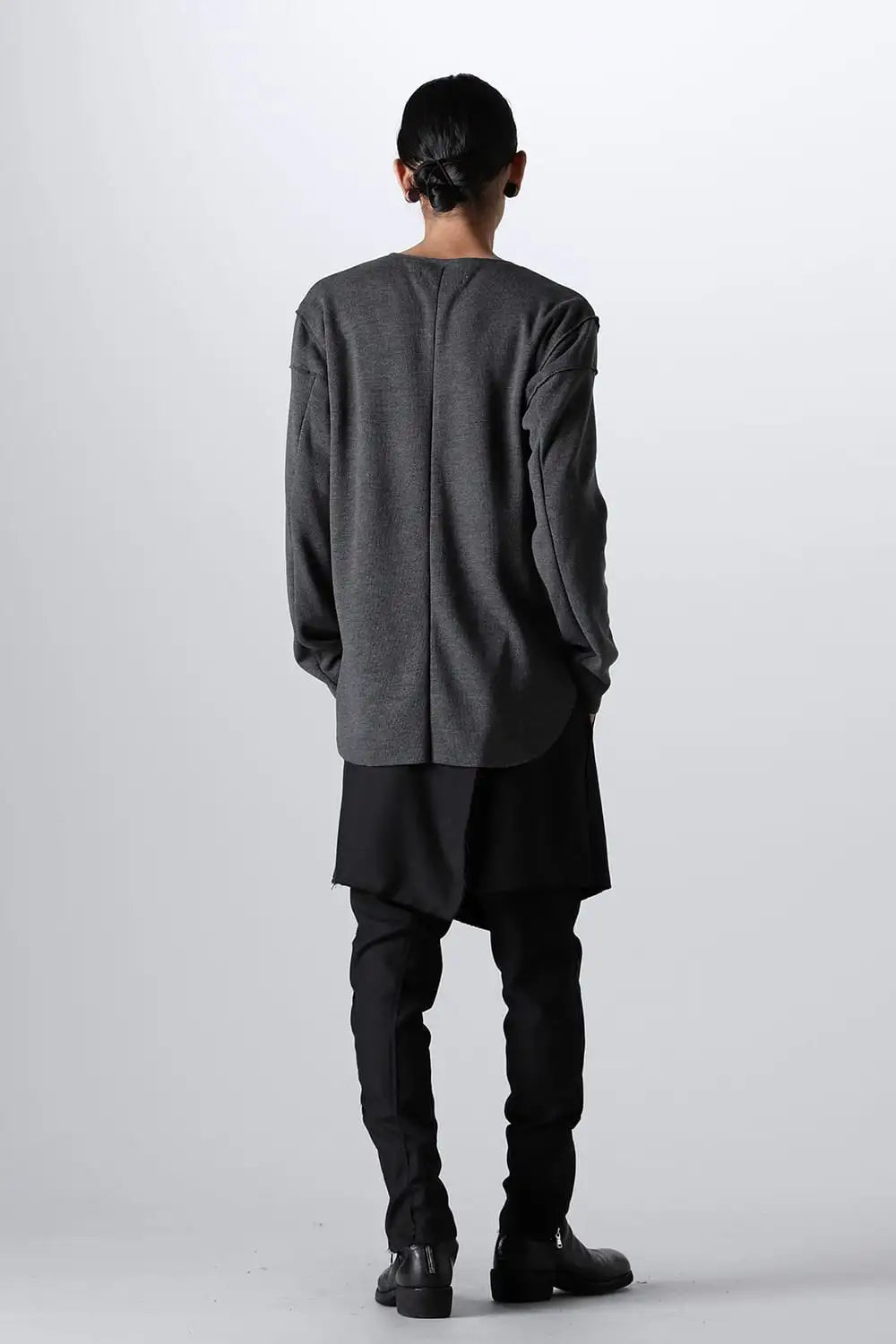 Separated Knit (Vest & 2 Shoulder L/S) D.Gray