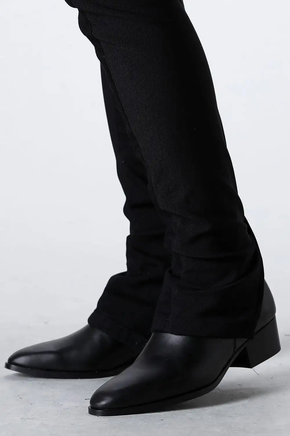 Kip Skin Heel Boots 1.8inch