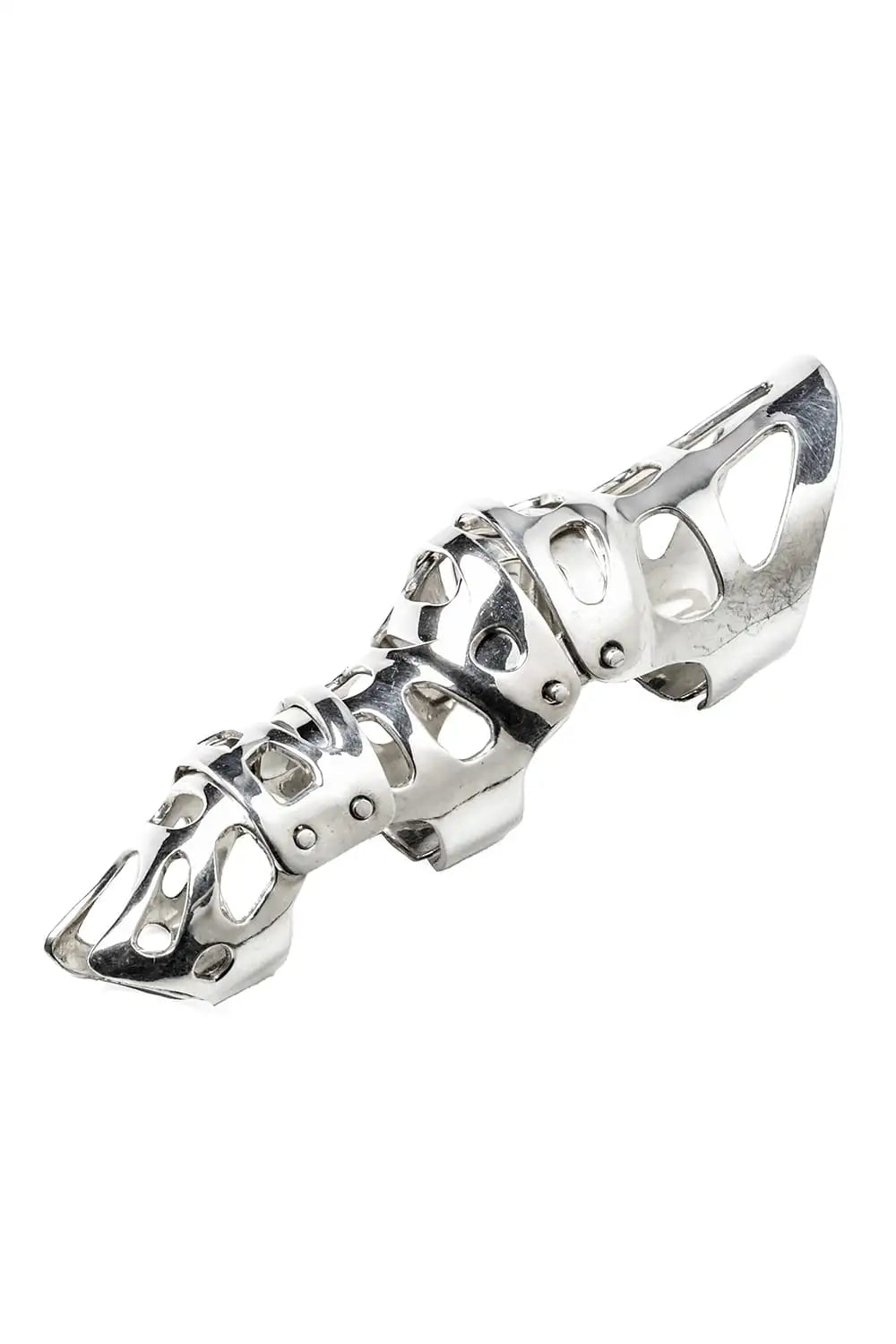 fangophilia × JULIUS Full Finger Ring Silver