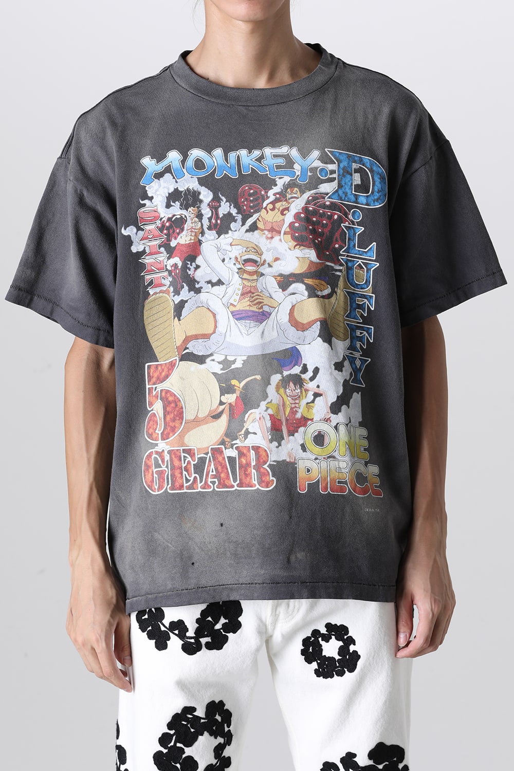 ONE PIECE × ©SAINT M×××××× Short sleeve T-shirt