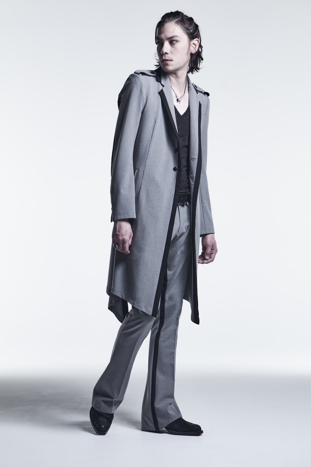 Inside Tape Slacks Grey