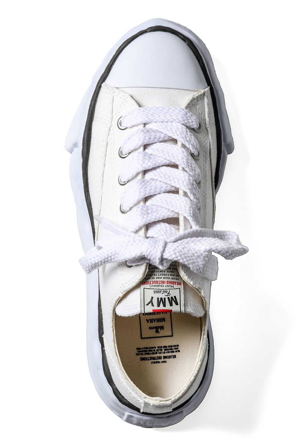 PETERSON Canvas Low Cut Sneaker White