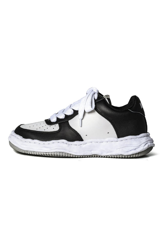 WAYNE Original sole leather Low-Top sneakers Black / White