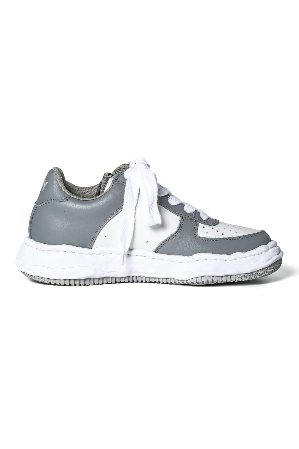 WAYNE Original sole leather Low-Top sneakers Gray / White