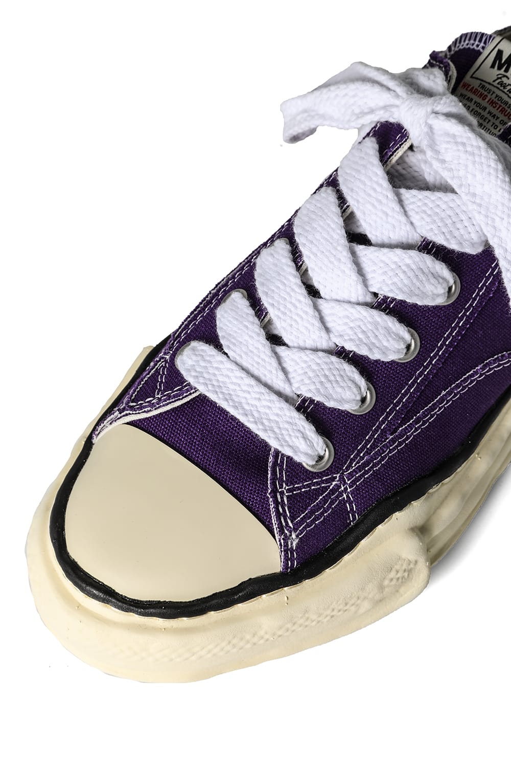 PETERSON canvas Low-cut sneakers  Vintage like sole Purple