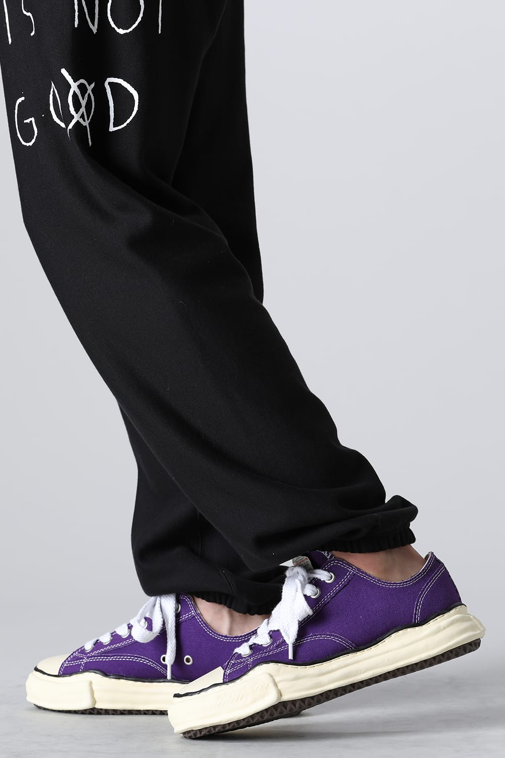 PETERSON canvas Low-cut sneakers  Vintage like sole Purple