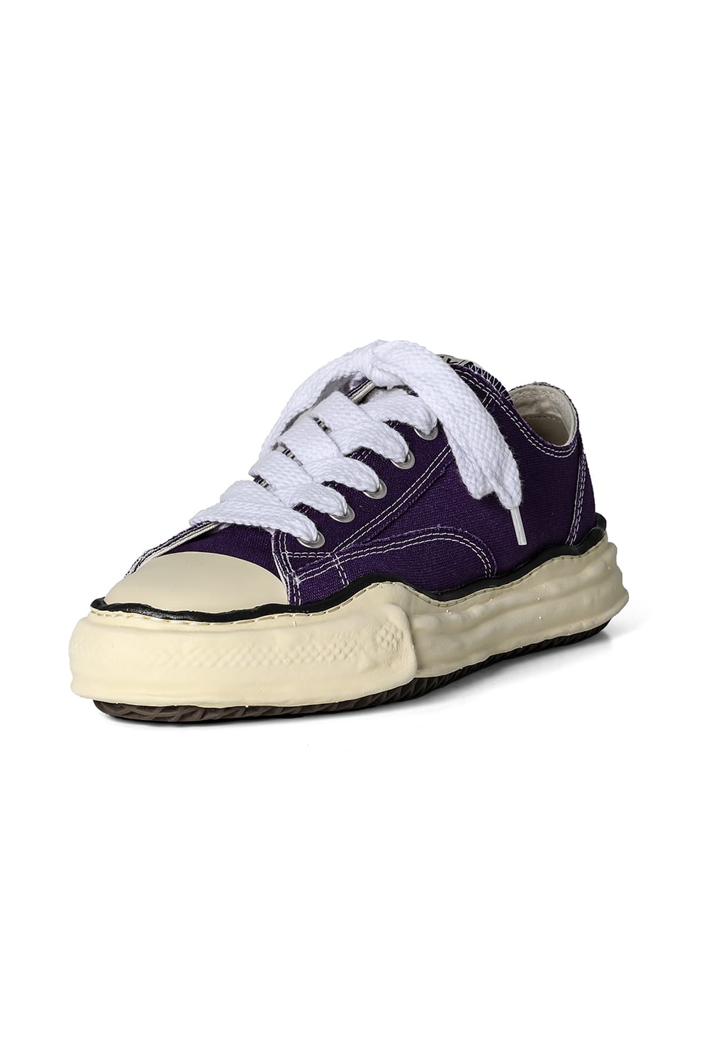 PETERSON canvas Low-cut sneakers  Vintage like sole Purple