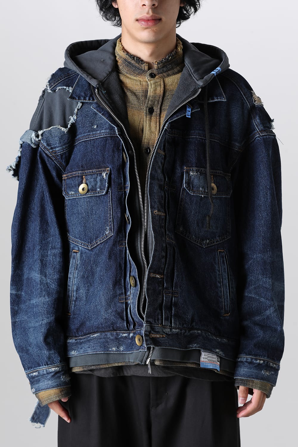 Mix Layered Denim Jacket